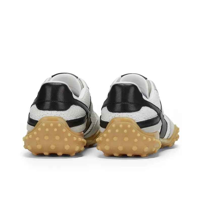 GG CC Skateboard Shoes Women's Low Top White/Blue/Yellow-3