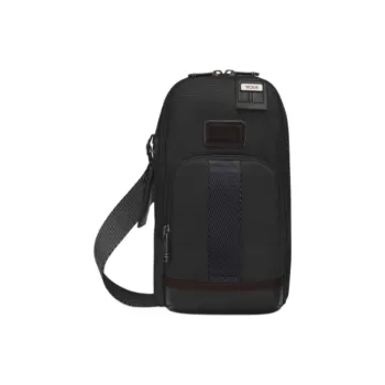 TUMI Polyamide Sling Bag Medium Size Men's Walnut