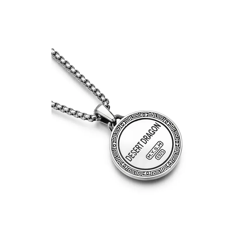 MYSH 925 Sterling Silver Necklaces Men's-1
