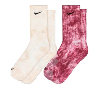 Nike Knee High Socks Unisex 2 Pack Rose Red/Light Pink