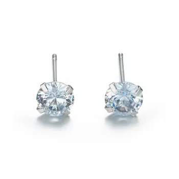 May10th S925 Silver Stud Stud Earrings Women's