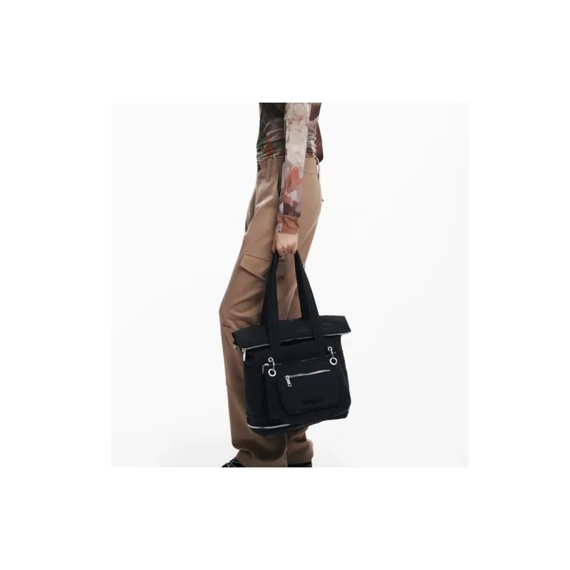 Desigual Polyamide Backpack Women's Black-5