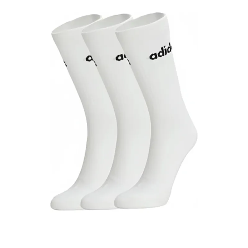 Adidas Neo Mid Calf Socks Unisex 3 Pack White-0