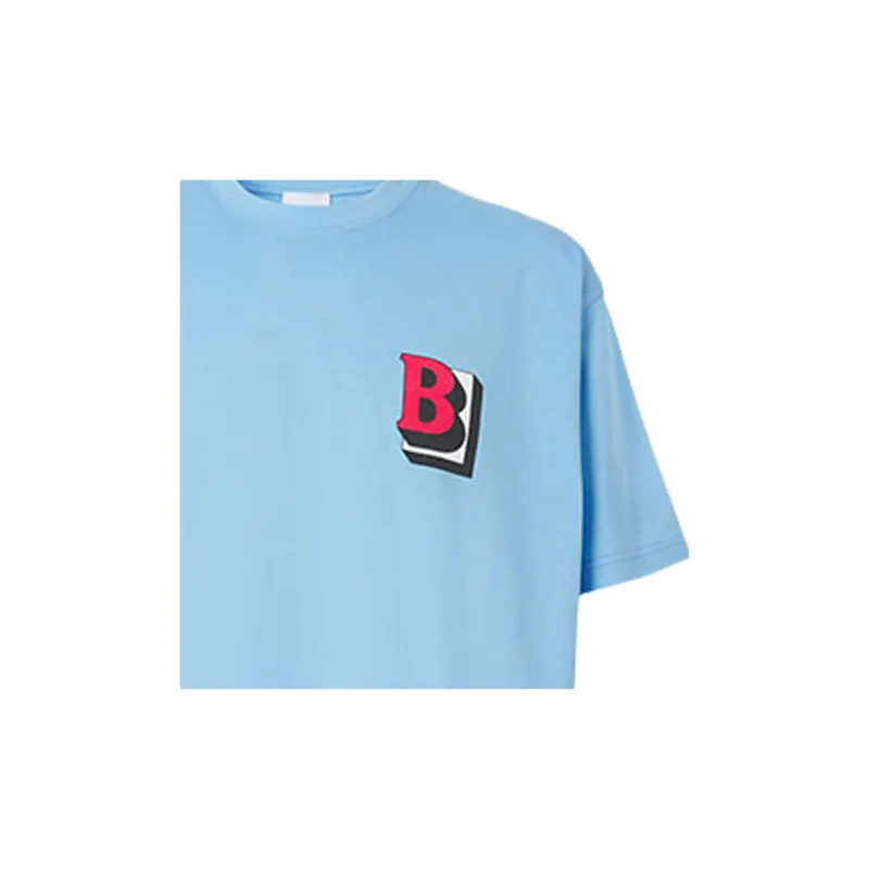 Burberry B Logo Tee-4