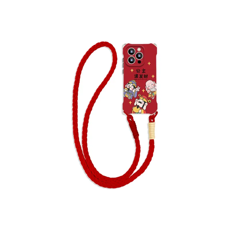 Sen Dog Silicone Material Niche Crossbody Phone Cases Compatible With IPhone 16 Pro Max/Pro/Plus/15/14/13-12