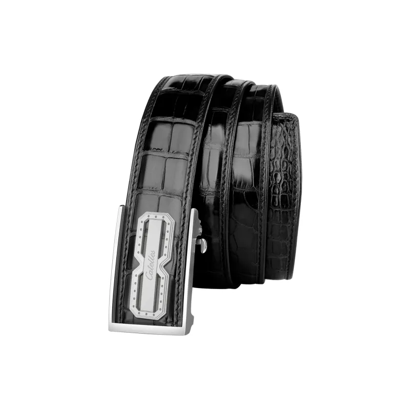 CATELLES Patchwork Free Crocodile Leather Leather Belts Men's 3.5cm/3.8cm-1