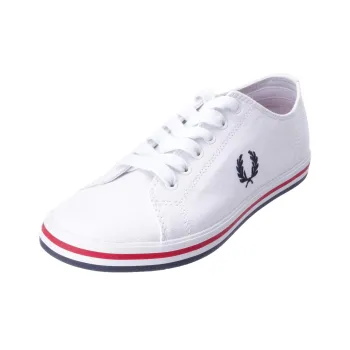 FRED PERRY Kingston Wear-Resistant Low-Top Casual Shoes Men's White
