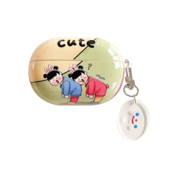 CHRROTA Compatible With Huawei Freebuds 5i Silicone Cartoon Cute Girl Headphone Case Protective Sleeve