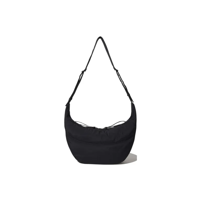 COVERNAT Nylon Shoulder Bag, Crossbody Bag Unisex Black-2