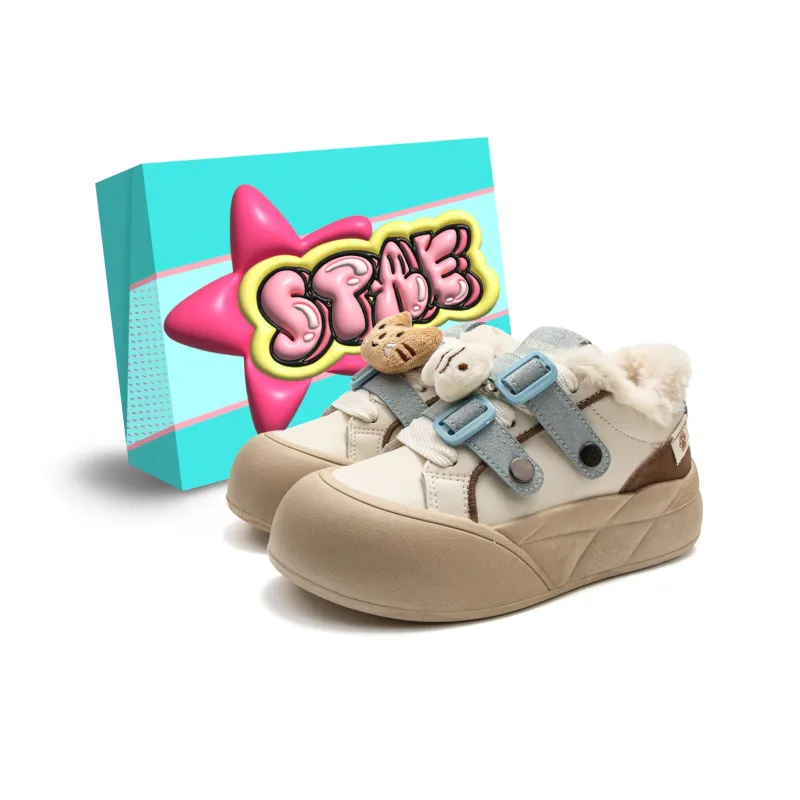 STAE Warm Lightweight Support Height Increasing Low-Top Casual Shoes Women's-30