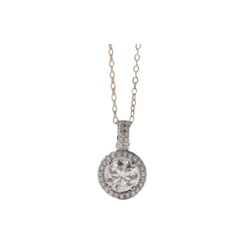 Stone On The Line S925 Silver Necklaces Women's