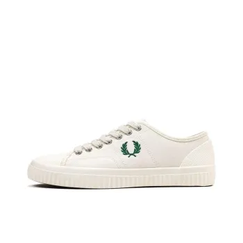 FRED PERRY Hughes Wear-Resistant Low-Top Skateboard Shoes Men's White