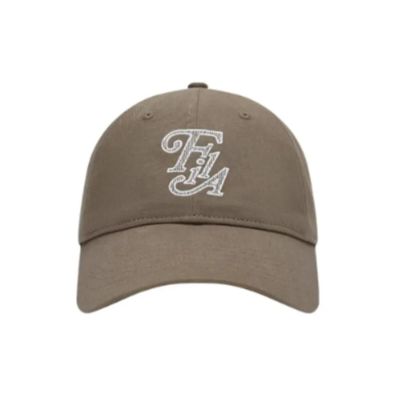 FILA Cotton Baseball Caps Unisex Light Umber-2