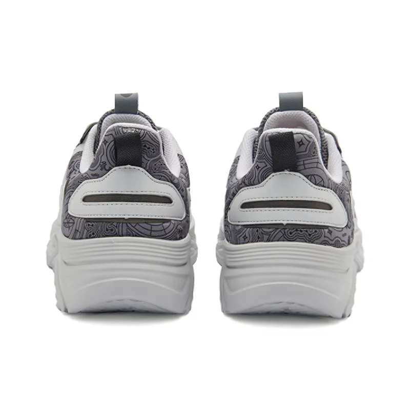 361° Dragon Eye 2.0 Anti Slip Wear Resistant Breathable Lightweight Rebound Low Top Running Shoes Men's Cosmic Gray-3