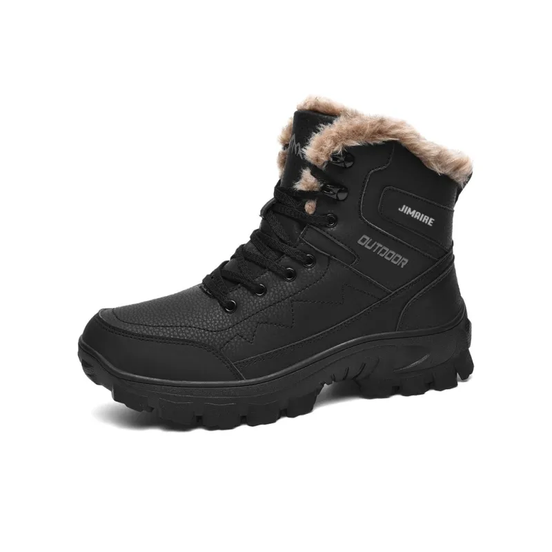 King Jinmai Warm And Water Resistant Short Mid Calf Snow Boots Men's-7