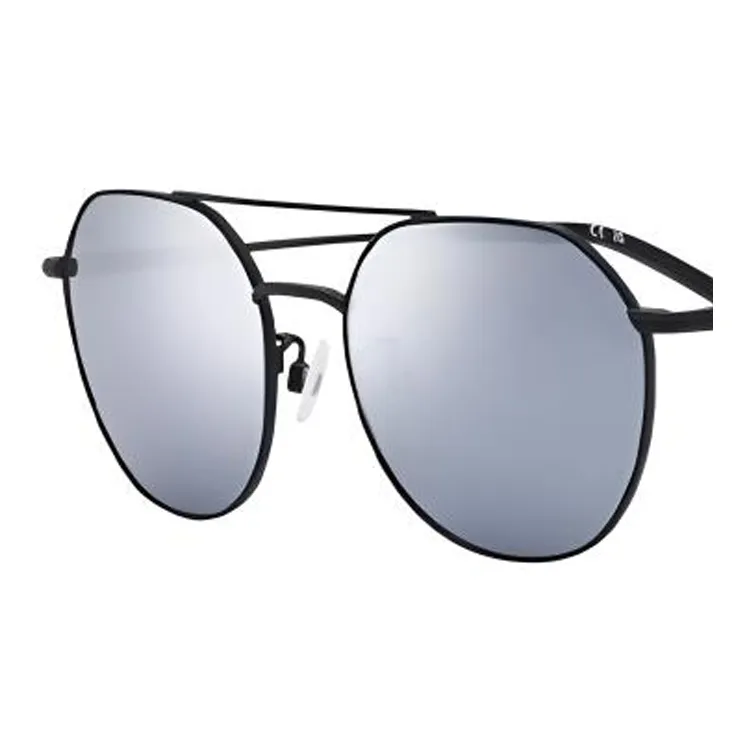 NAUTICA Metal Aviator Sunglasses Men's Black-2