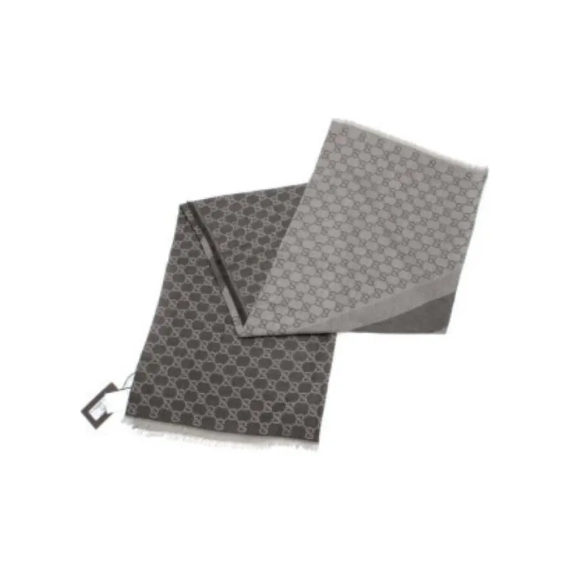 GUCCI 2000-2015 Gg Wool Scarf Scarves-3