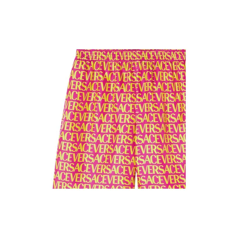 VERSACE Casual Shorts Men Red-4