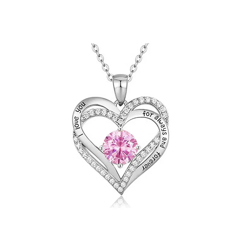 WUMZK 925 Sterling Silver Necklaces Women's-15