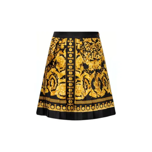 VERSACE Pattern-Printed Pleated Skirt