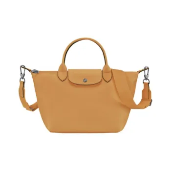 LONGCHAMP Le Pliage Xtra Cow Leather Tote Bag Shopping Bag Handbag Small Size Women's Honey Yellow