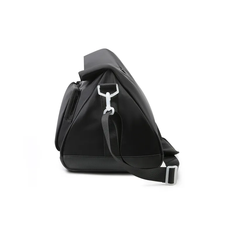 TANGCOOL Nylon Fabric Gym Bag Large Size Unisex Black White-6