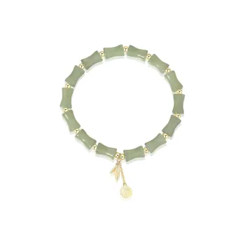 ZENGCAI Hetian Jade Bracelets Green Jade Women's