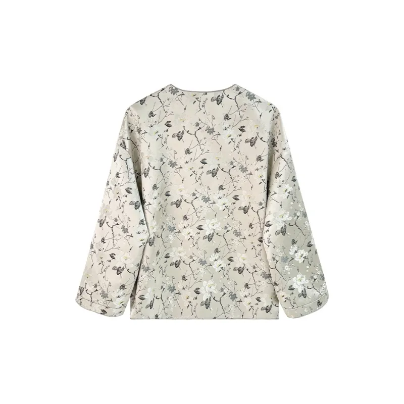 JK&JS Jackets & Coats Women's Silver Gray-1