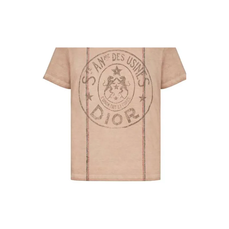 DIOR T Shirt Women's Orange Pink-2