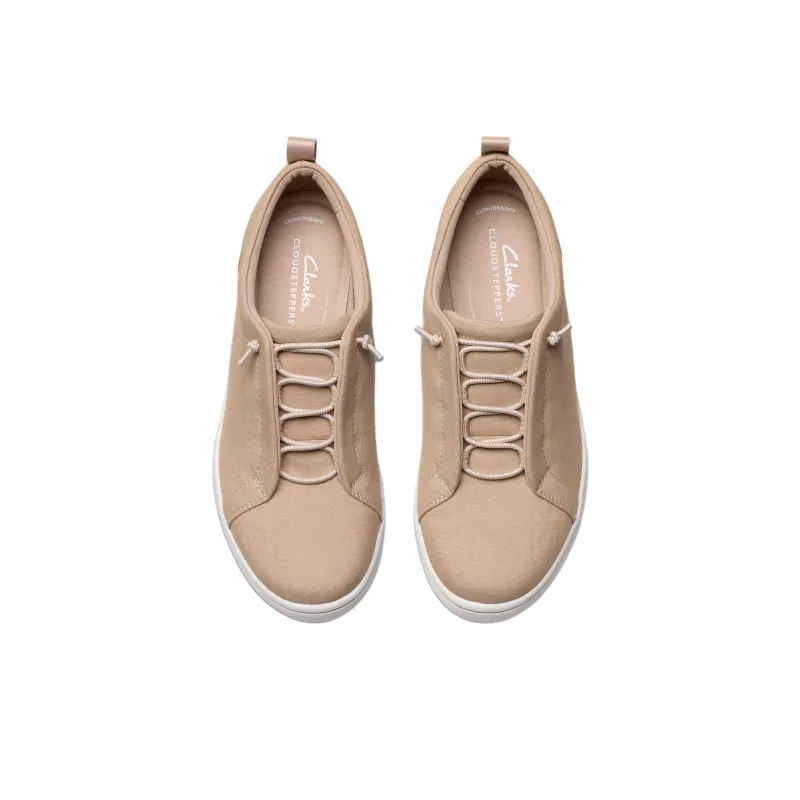 Clarks Breeze Sky Lace Casual Single Shoes 4cm Women's Sand-3