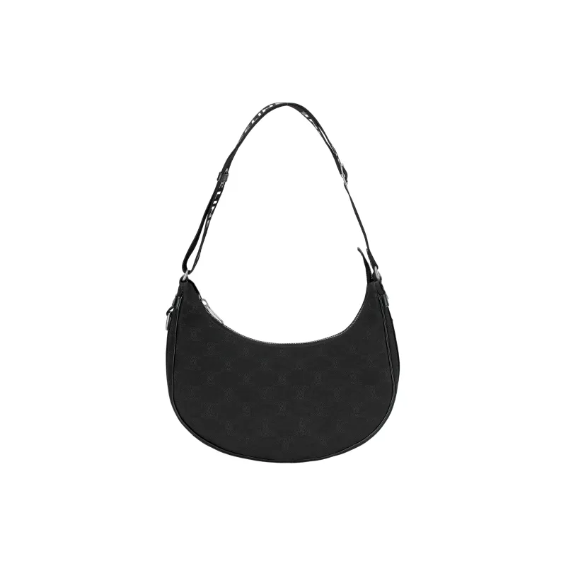 CELINE Cow Leather Handbag Shoulder Bag Handbag Shoulder Bag Medium Size Men's Black-5
