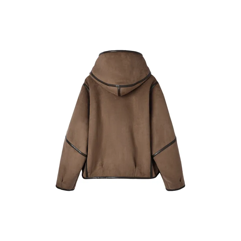 SINBOS Fur Women's Paulownia Coffee-1