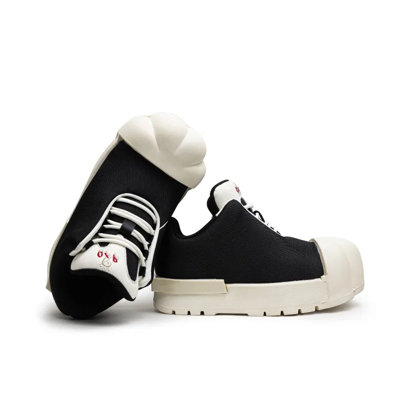 JIETEGONGYANG Casual Shoes Unisex Black-1