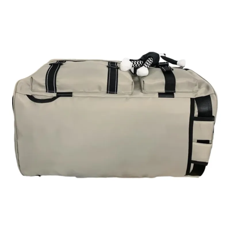 Warrior Nylon Travel Bags Gym Bags Large Size Unisex Khaki/Black-2