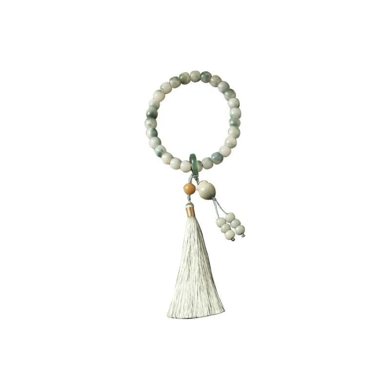 SHUZHUO White Jade Bodhi Bracelets Unisex-4