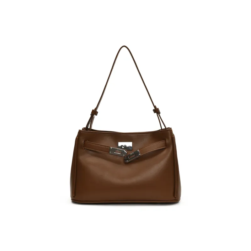 Yalu PU Shoulder Bag, Handbag Regular Women's Black/Red/Brown/Coffee-8