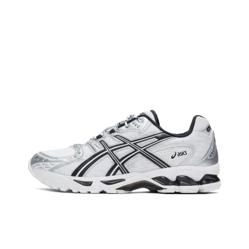 Asics GEL Nimbus 10.1 Cushioning Anti Slip And Wear Resistant Low Top Running Shoes Unisex White Gray