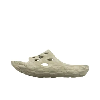 MERRELL Slip Resistant Abrasion Resistant Slide Slippers Men's Olive Green