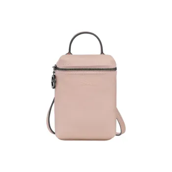 LONGCHAMP Le Pliage Xtra Cow Leather Crossbody Handbags Extra Small Women's Nude