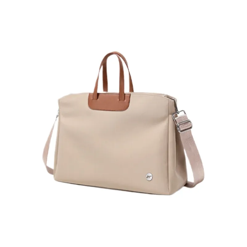 Travel Nylon Laptop Bag Regular Women's Apricot/Elephant Gray/Dark Blue/Black-0