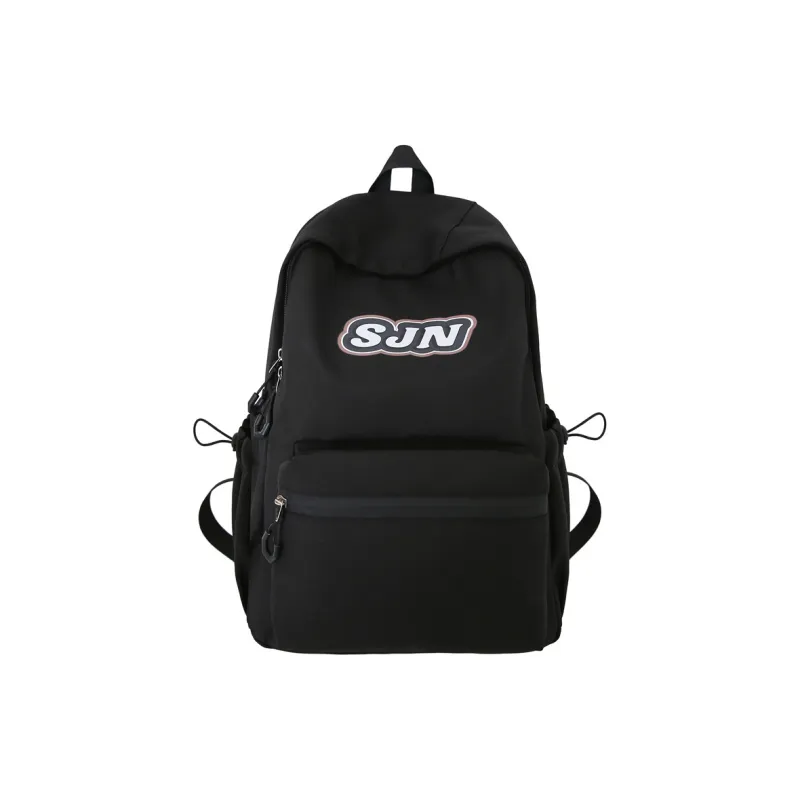 GOBLIN SHARKS 1759 Nylon Backpack Large Size Unisex White/Black/Khaki/Blue/Pink-8