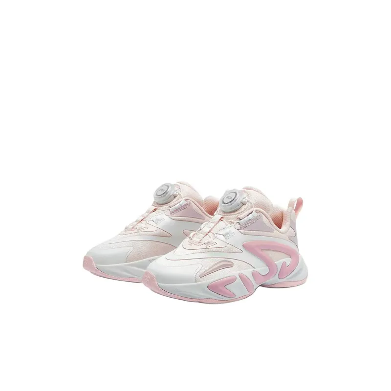FILA KIDS BOA Abrasion Resistant Low Top Kids' Running Shoes Pink Children Aged 3 7 Years Old-2