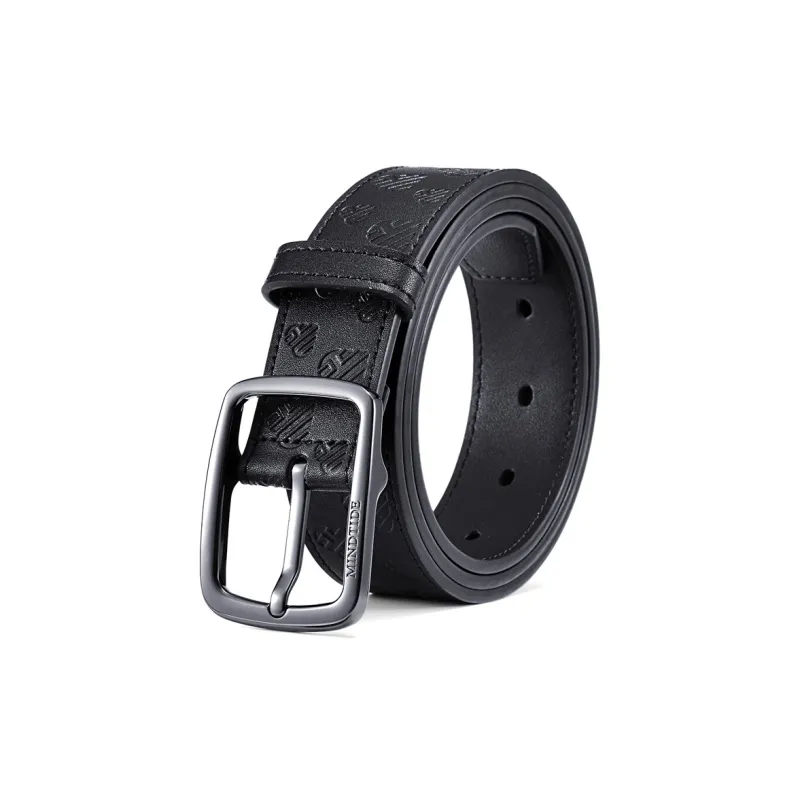 HLA Split Cow Leather Belts Men's 34MM-0