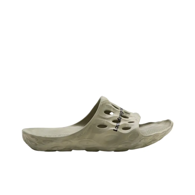 MERRELL Slip Resistant Abrasion Resistant Slide Slippers Men's Olive Green-1