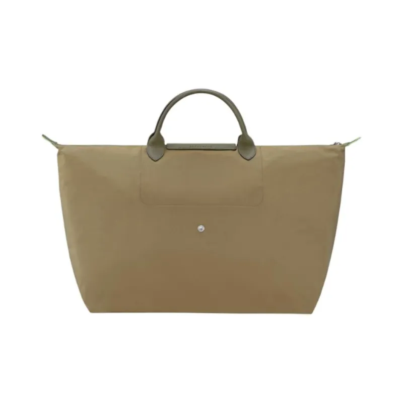 LONGCHAMP Le Pliage Green Recycled Canvas Travel Bag 30L Women's Artichoke Color-2