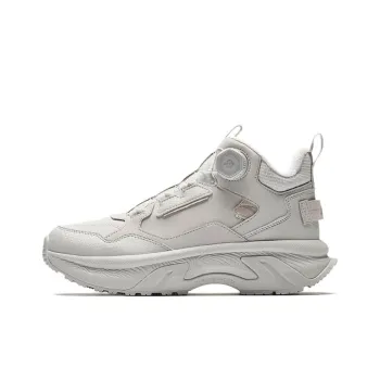 CHAOJIANTA Slip Resistant Warm Height Increasing High Top Casual Shoes Women's Gray