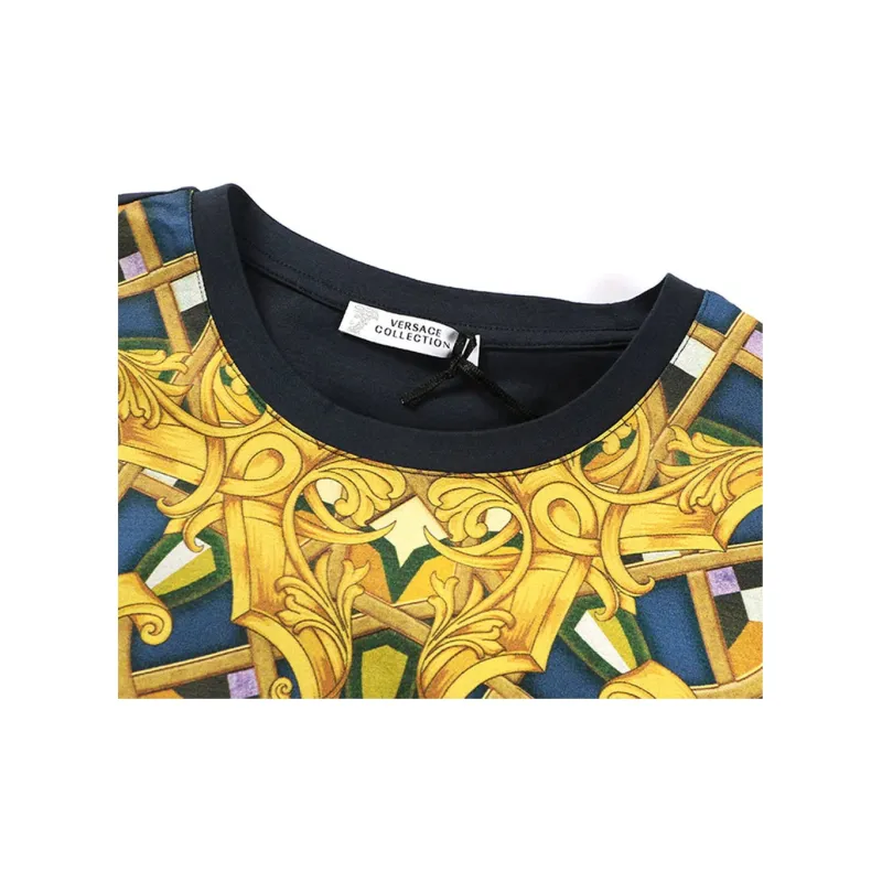 VERSACE T Shirt Men's Navy Blue-2