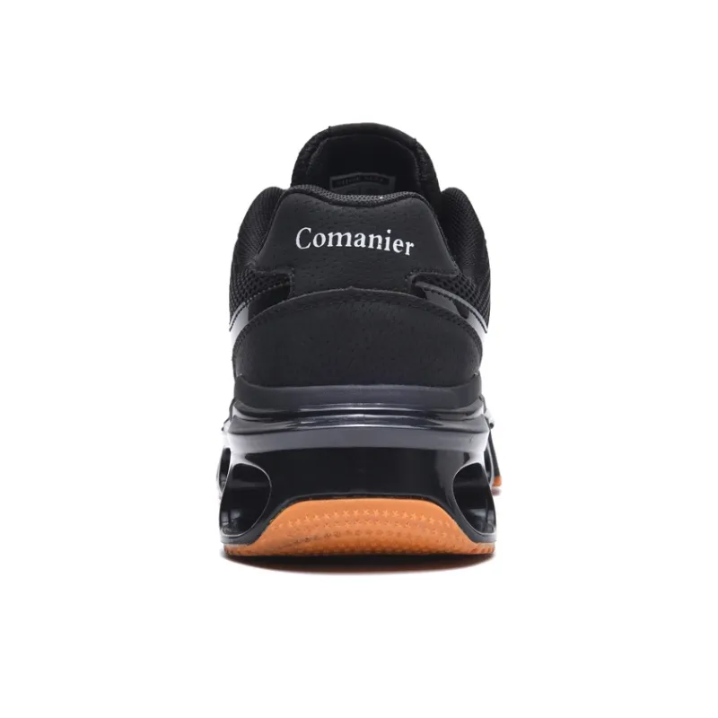 Comanier Cushioned Slip Resistant Breathable Height Increasing Low Top Casual Shoes Men's-3