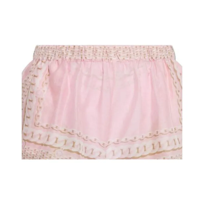 VERSACE Barocco Print Elastic Waist Shorts-4