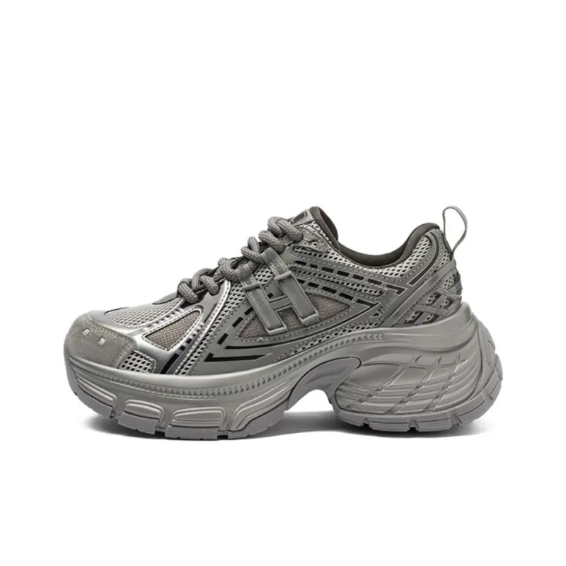 JOSINY JOSINY Wear-Resistant Height Increasing Low-Top Chunky Sneakers Women's-5